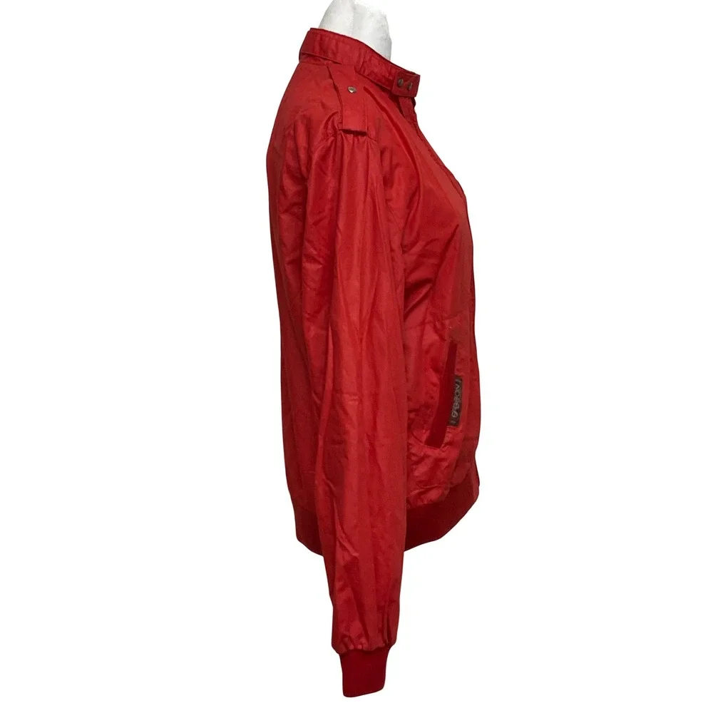 VTG 1980s Sasson OSSY men's Red Bomber‎ Blouson Streetwear windbreaker jacket 40